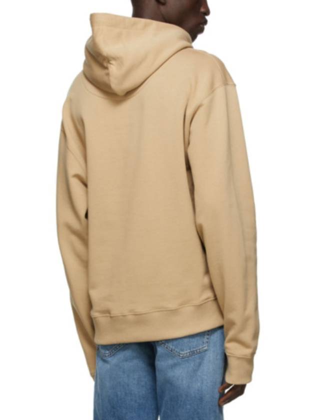 Logo Embroidered Hood Beige FB55SW3104XA - KENZO - BALAAN 3