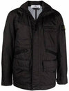 Men's Membrana Waffen Patch Jacket Black - STONE ISLAND - BALAAN 2