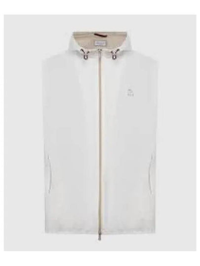 MM40A7450G CUF75 Hooded Logo Embroidered Vest - BRUNELLO CUCINELLI - BALAAN 2