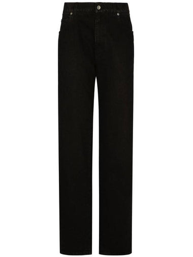 flare straight jeans black - DOLCE&GABBANA - BALAAN 1