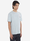 Grey Fox Head Patch Classic Short Sleeve T-Shirt Light Blue - MAISON KITSUNE - BALAAN 5