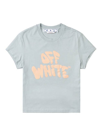 Logo Printing Cotton T-Shirt OWAA112S23JER0030631 - OFF WHITE - BALAAN 1