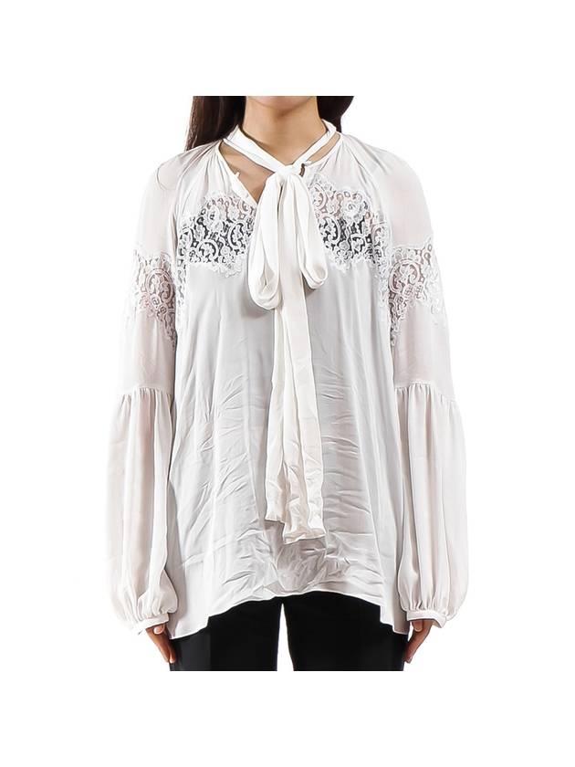 Women Blouse White - GIVENCHY - BALAAN 1