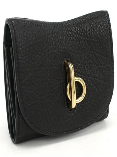 Rocking Horse Leather Half Wallet Black - BURBERRY - BALAAN 2