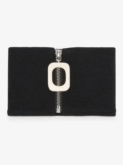 Zip Up Wool Neckband Black - JW ANDERSON - BALAAN 2