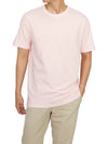 Men's Essential Cosmos Short Sleeve T-Shirt Pink - THEORY - BALAAN 5