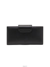 Julie D Logo Leather Long Wallet Black - DIESEL - BALAAN 5