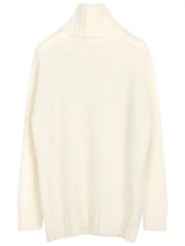 Ivory Laveno Turtleneck Alpaca Sweater 005 1210469 - MAX MARA - BALAAN 1