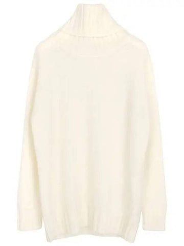 Ivory Laveno Turtleneck Alpaca Sweater 005 1210469 - MAX MARA - BALAAN 1