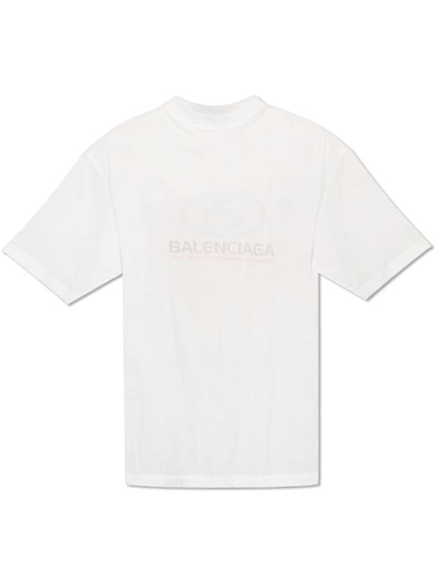 Surfer Medium Fit Short Sleeve T-Shirt White - BALENCIAGA - BALAAN 2