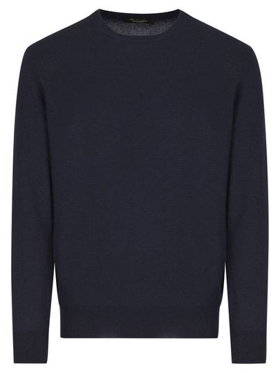 Men's Super Light Crew Neck Knit Top Navy - LORO PIANA - BALAAN 2