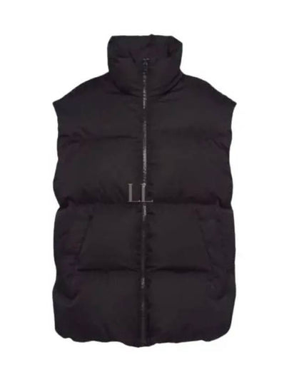 Oversized Re-Nylon Down Vest Black - PRADA - BALAAN 2