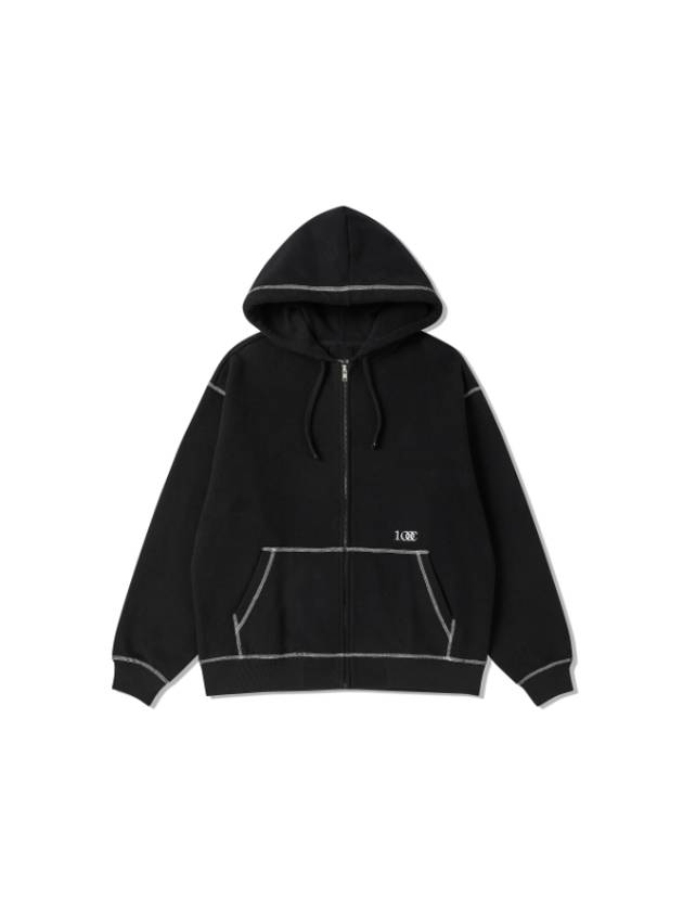 100C HOOD ZIP UPBLACK - VAEKCIE - BALAAN 2