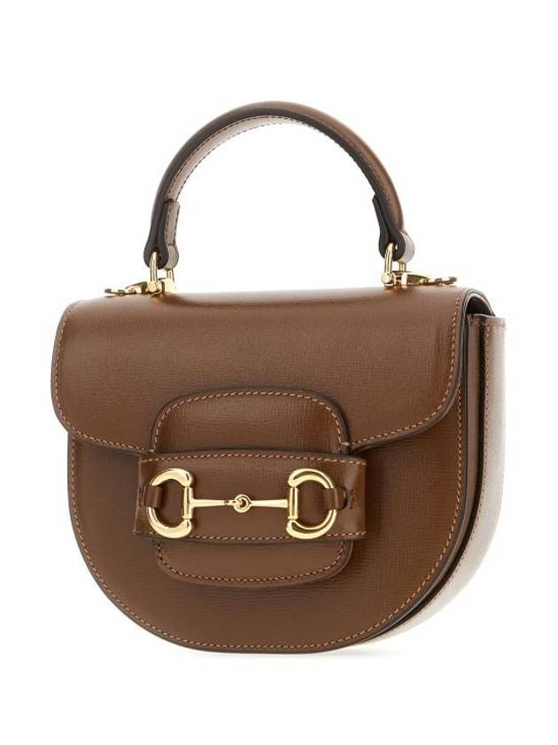 Horsebit 1955 Mini Top Handle Shoulder Bag Brown - GUCCI - BALAAN 3