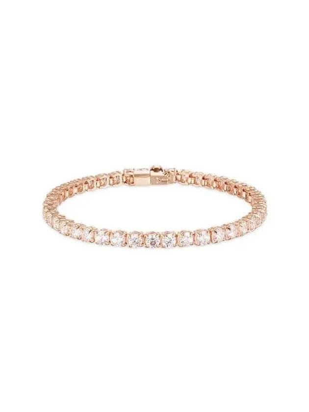 Matrix Crystal Tennis Bracelet Rose Gold - SWAROVSKI - BALAAN 3