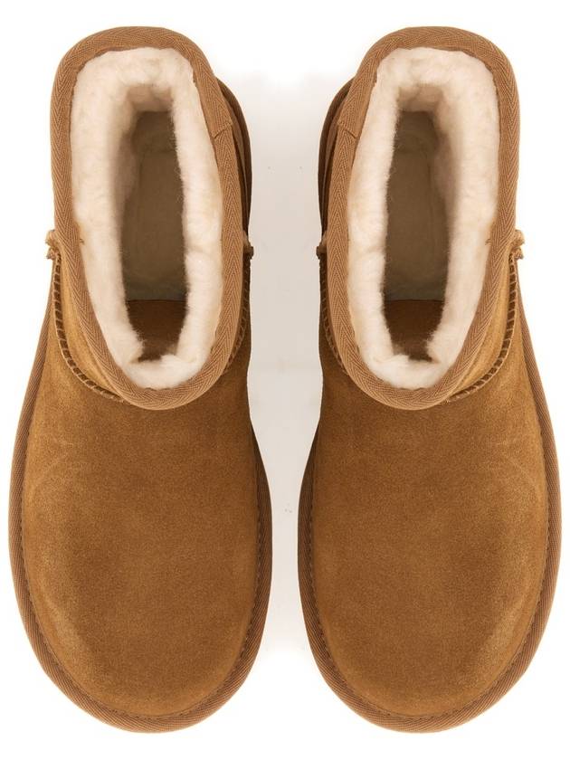 Classic Mini Platform Suede Winter Boots Chestnut - UGG - BALAAN 4