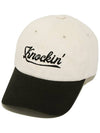 Knock-in Logo Block B B Ball Cap Black - OGARP - BALAAN 3