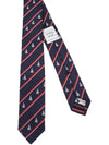 Sailboat Striped Silk Twill Tie MNL001A F0388 - THOM BROWNE - BALAAN 1