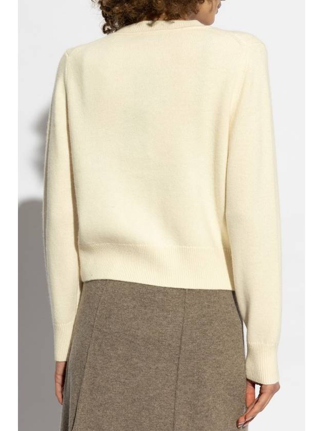 Kate Spade Wool Cardigan, Women's, Cream - KATE SPADE - BALAAN 4