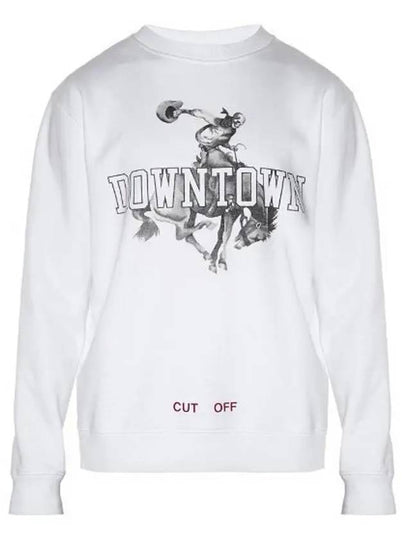 12Th Anniversary Downtown Sweatshirt White - OFF WHITE - BALAAN 2