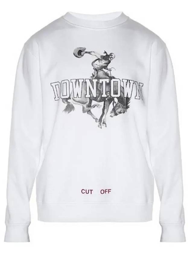 12Th Anniversary Downtown Sweatshirt White - OFF WHITE - BALAAN 3