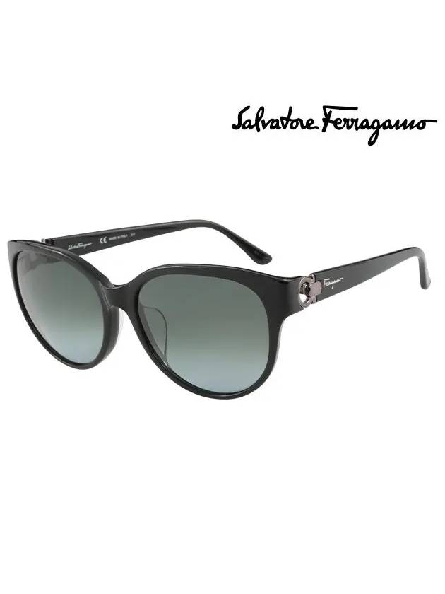 Ferragamo Sunglasses SF749SK 001 Round Women s - SALVATORE FERRAGAMO - BALAAN 2