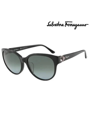 Ferragamo Sunglasses SF749SK 001 Round Women s - SALVATORE FERRAGAMO - BALAAN 1