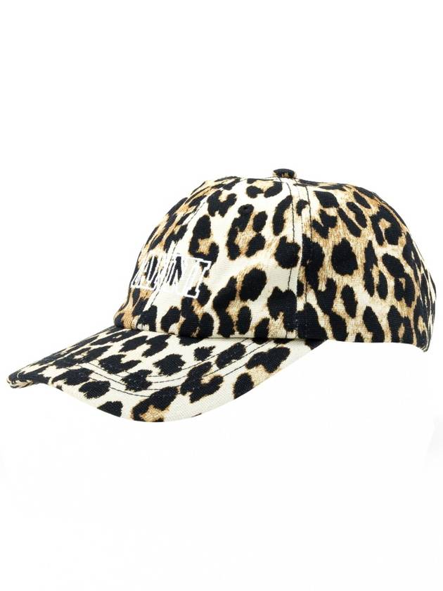 Leopard Base Ball Cap - GANNI - BALAAN 3