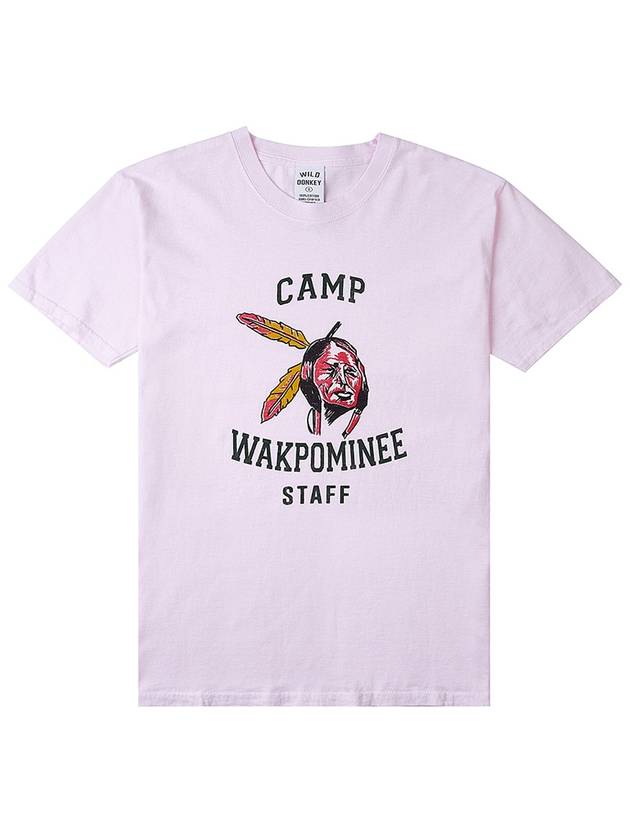 Wakpominee Short Sleeve T-Shirt Light Pink - WILD DONKEY - BALAAN 9