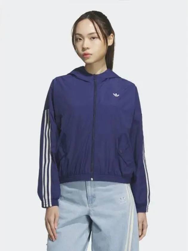 Logo Windbreaker Dark Blue - ADIDAS - BALAAN 2