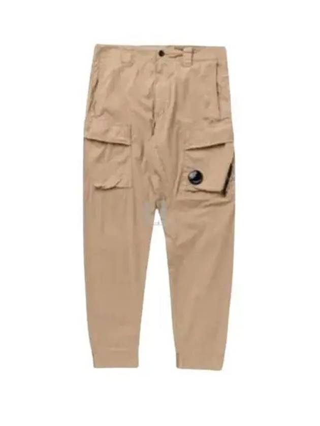 50 Fili Stretch Lens Wappen Cargo Straight Pants Beige - CP COMPANY - BALAAN 2