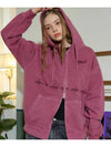 2 WAY Peak Star Pigment Hood Zip-Up Dusty Pink - CPGN STUDIO - BALAAN 3