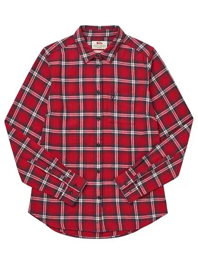 Shirt 89833 325 Ovik Flannel Women’s Shirt - FJALL RAVEN - BALAAN 1