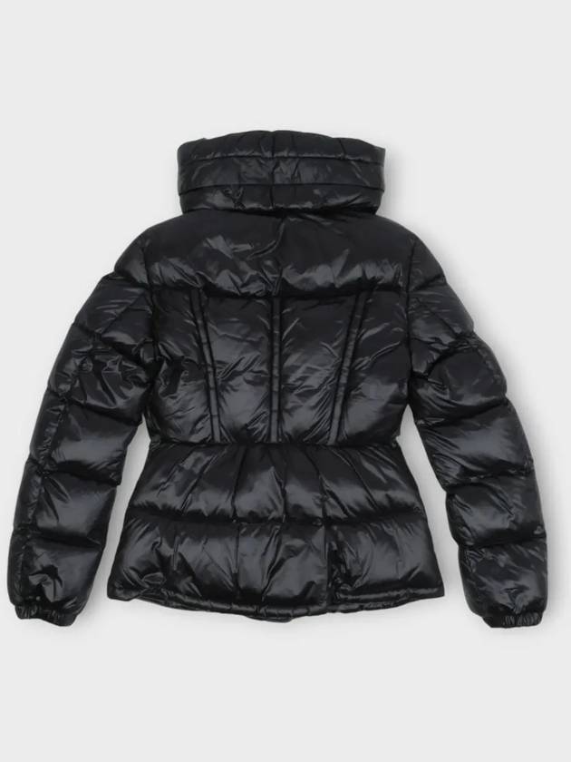 logo patch DOURO short down padded jacket black 1A00069 595ZZ 999 - MONCLER - BALAAN 3