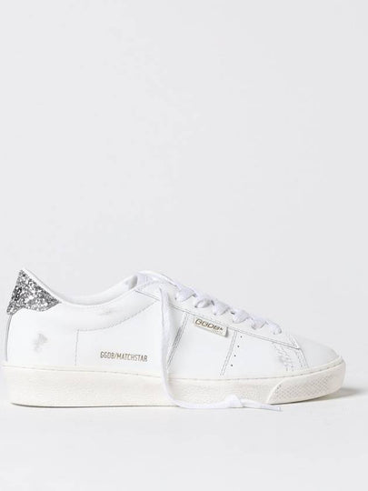 Matchstar Glitter Low Top Sneakers White - GOLDEN GOOSE - BALAAN 2