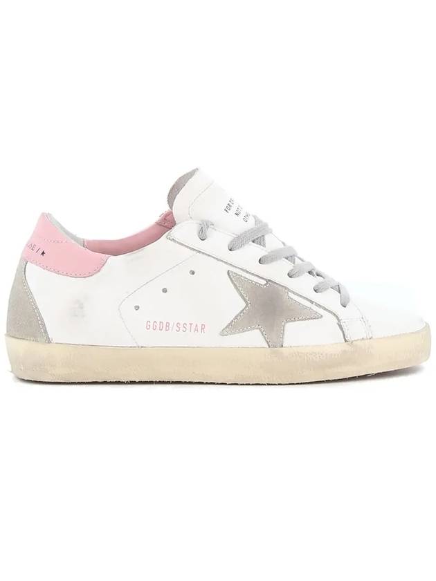 Superstar White Pink Heel Tab Sneakers - GOLDEN GOOSE - BALAAN 3