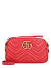 Small Leather Shoulder Bag Red - GUCCI - BALAAN 1