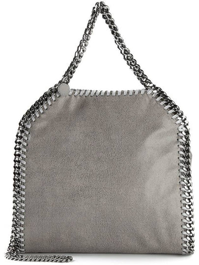 silver Falabella mini tote bag light gray - STELLA MCCARTNEY - BALAAN 2