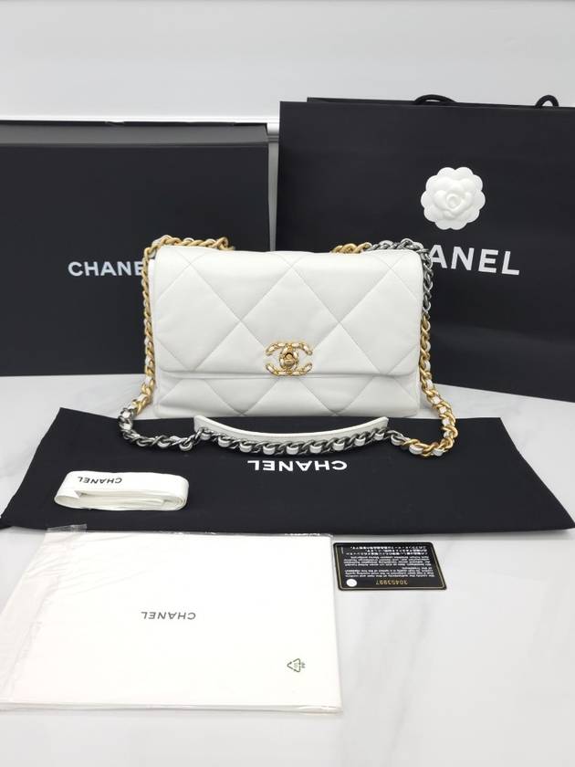 19Flap Bag White Large AS1161 - CHANEL - BALAAN 8