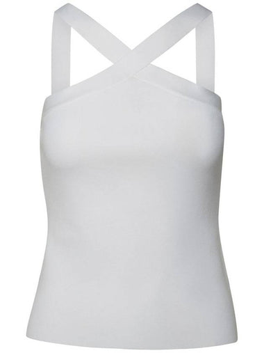 P.A.R.O.S.H. White Viscose Blend Top - P.A.R.O.S.H. - BALAAN 1