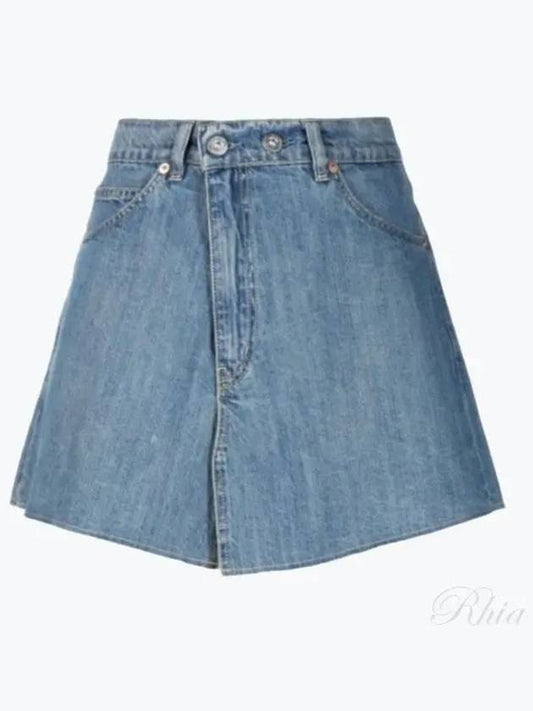 Mini Skirt W2234WM BLUE DENIM - OUR LEGACY - BALAAN 2