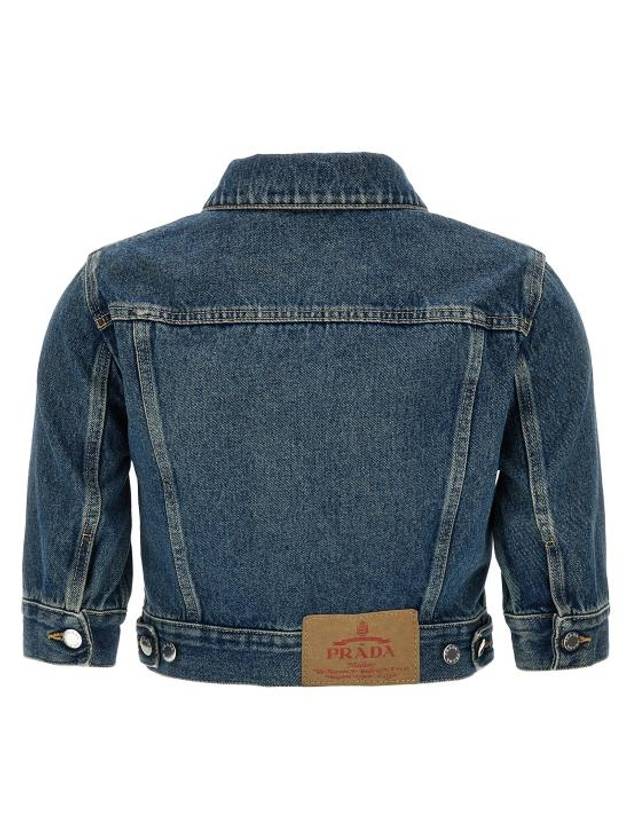 Denim Jacket GFB316SOOO 12OY F0008 BLU - PRADA - BALAAN 3