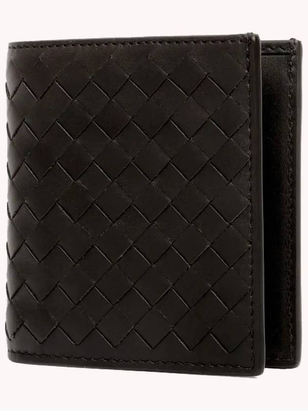 Intrecciato Small Folder Half Wallet Brown - BOTTEGA VENETA - BALAAN 3