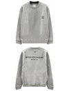 Back Logo Sweatshirt Grey - WOOYOUNGMI - BALAAN 5