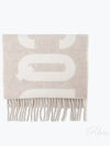 Lecharpe Fringe Logo Virgin Wool Muffler Beige - JACQUEMUS - BALAAN 2