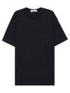 logo embroidery t-shirt 801520457 - STONE ISLAND - BALAAN 2