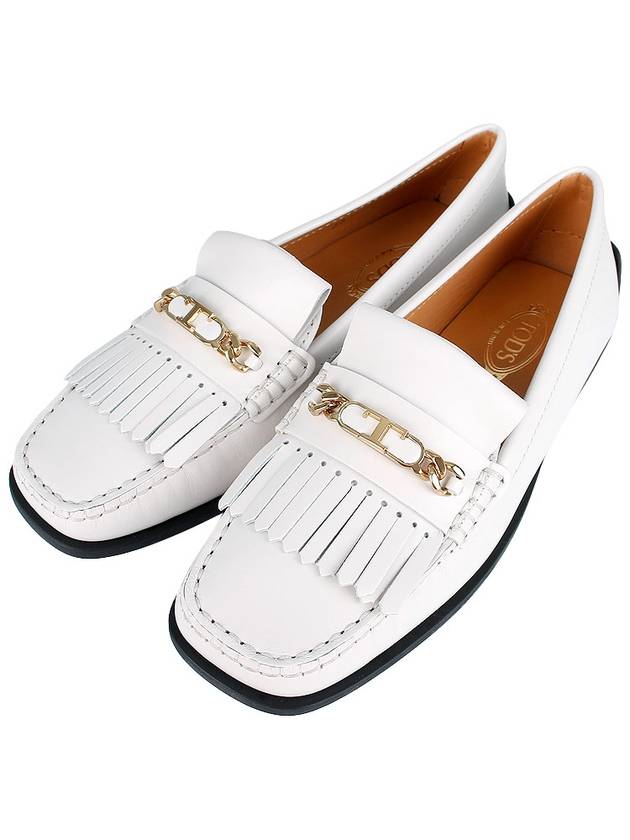 City Gommino Driving Shoes White - TOD'S - BALAAN 3