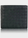 Intrecciato Weaving Half Wallet Dark Grey - BOTTEGA VENETA - BALAAN 11