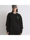 Essential Round Neck Sweatshirt Black - THE GREEN LAB - BALAAN 8