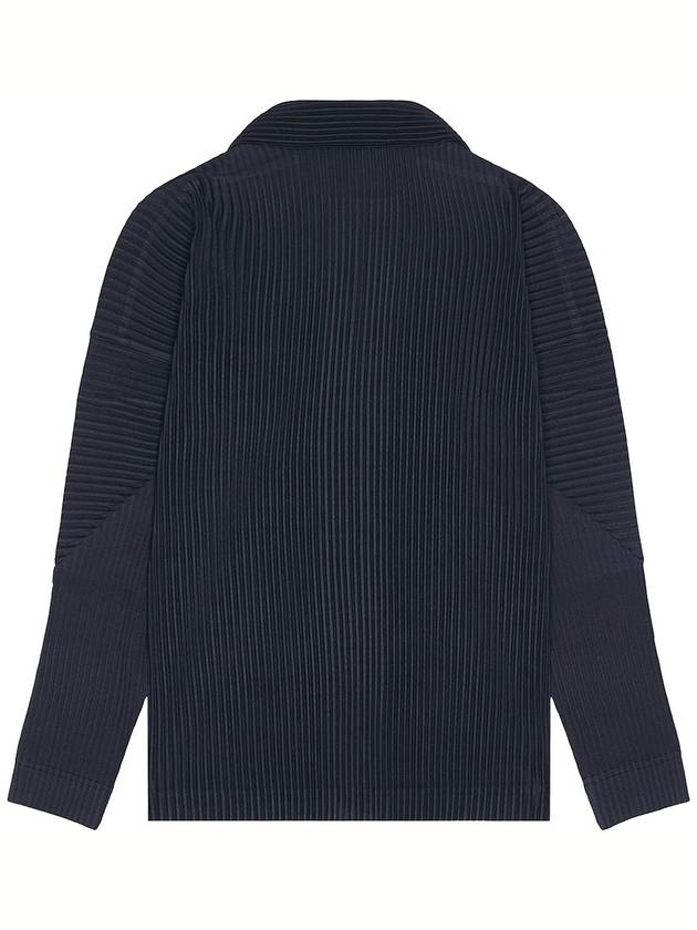 Monthly Color November Long Sleeve Shirt Midnight Blue - ISSEY MIYAKE - BALAAN 3